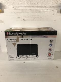 2 X RUSSELL HOBBS CONVECTION HEATER WITH TIMER