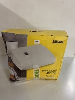 ZANUSSI SINGLE ELECTRIC MATTRESS PROTECTOR