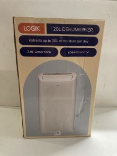 LOGIK 20L DEHUMIDIFIER