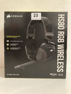 CORSAIR HS80 RGB WIRELESS HEADSET - RRP £139