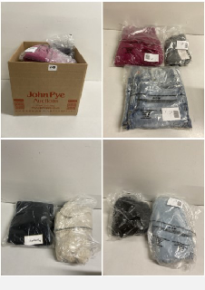 BOX OF PREMIUM CLOTHING IN VARIOUS COLOURS AND SIZES