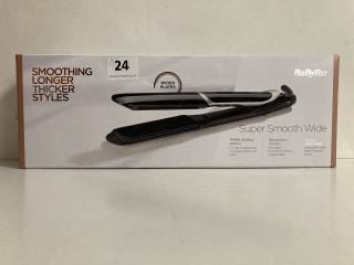 BABYLISS SUPER SMOOTH WIDE STRAIGHTENERS