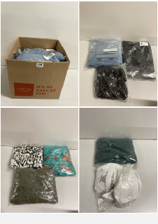 BOX OF PREMIUM CLOTHING IN VARIOUS COLOURS AND SIZES