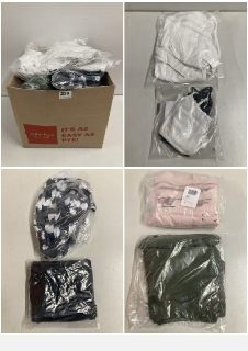 BOX OF PREMIUM CLOTHING IN VARIOUS COLOURS AND SIZES