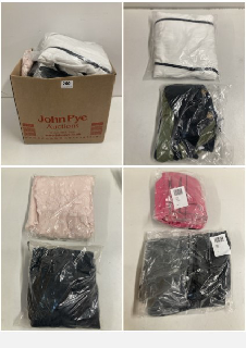 BOX OF PREMIUM CLOTHING IN VARIOUS COLOURS AND SIZES