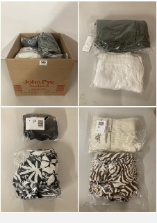 BOX OF PREMIUM CLOTHING IN VARIOUS COLOURS AND SIZES