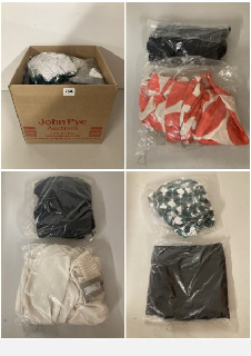 BOX OF PREMIUM CLOTHING IN VARIOUS COLOURS AND SIZES