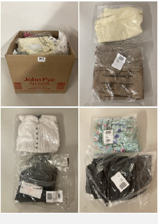 BOX OF PREMIUM CLOTHING IN VARIOUS COLOURS AND SIZES