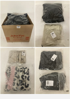 BOX OF PREMIUM CLOTHING IN VARIOUS COLOURS AND SIZES