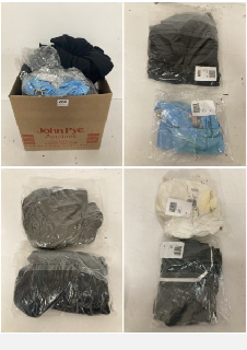 BOX OF PREMIUM CLOTHING IN VARIOUS COLOURS AND SIZES