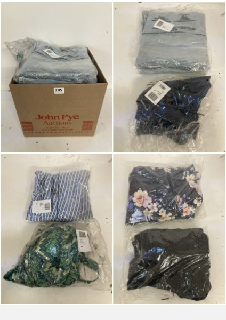 BOX OF PREMIUM CLOTHING IN VARIOUS COLOURS AND SIZES