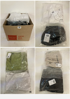 BOX OF PREMIUM CLOTHING IN VARIOUS COLOURS AND SIZES