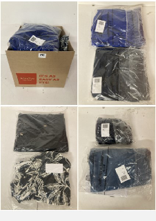 BOX OF PREMIUM CLOTHING IN VARIOUS COLOURS AND SIZES