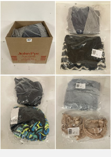 BOX OF PREMIUM CLOTHING IN VARIOUS COLOURS AND SIZES