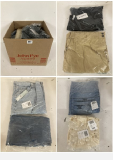 BOX OF PREMIUM CLOTHING IN VARIOUS COLOURS AND SIZES