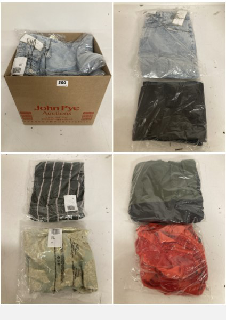 BOX OF PREMIUM CLOTHING IN VARIOUS COLOURS AND SIZES