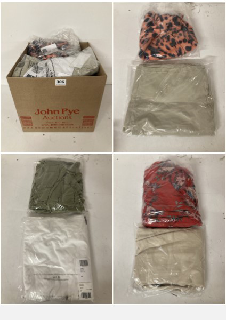 BOX OF PREMIUM CLOTHING IN VARIOUS COLOURS AND SIZES