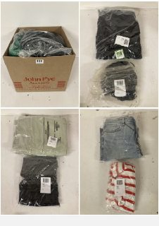 BOX OF PREMIUM CLOTHING IN VARIOUS COLOURS AND SIZES