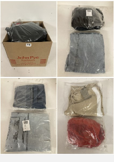 BOX OF PREMIUM CLOTHING IN VARIOUS COLOURS AND SIZES