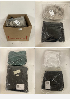 BOX OF PREMIUM CLOTHING IN VARIOUS COLOURS AND SIZES