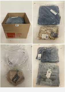 BOX OF PREMIUM CLOTHING IN VARIOUS COLOURS AND SIZES