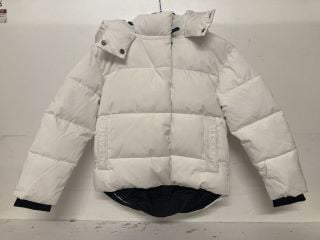 CHILDREN'S ALLSAINTS COAT IN WHITE - SIZE UK 8-9 YEARS