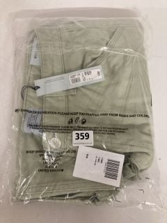 RIVER ISLAND DENIM JEANS IN GREEN - SIZE UK 16S