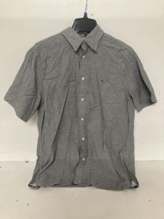 TOMMY HILFIGER SHIRT IN GREY - SIZE UK MEDIUM