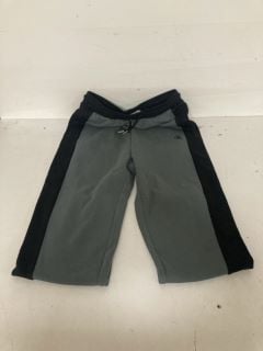 CALVIN KLEIN JEANS TRACKSUIT BOTTOMS IN TEAL - SIZE UK 14