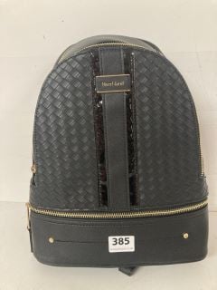 RIVER ISLAND RUCKSACK IN BLACK