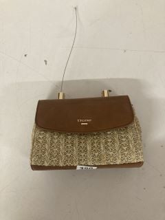 DUNE CLUTCH BAG IN BROWN