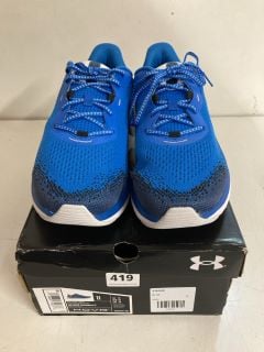 UNDER ARMOUR UA HOVR TURBULENCE 2 TRAINERS IN BLUE SIZE UK 10