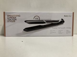 BABYLISS SUPER SMOOTH WIDE STRAIGHTENERS