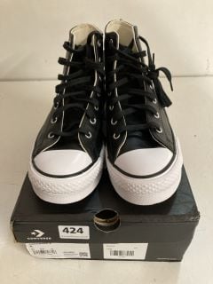 CONVERSE HIGH TOP TRAINERS IN BLACK SIZE UK 5.5