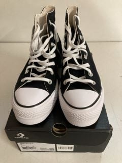 CONVERSE HIGH TOP TRAINERS IN BLACK SIZE UK 5