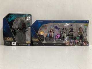 3 X LEAGUE OF LEGENDS ACTION FIGURES