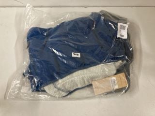 ALTURA GRID SOFTSHELL HALF ZIP IN BLUE - SIZE LARGE