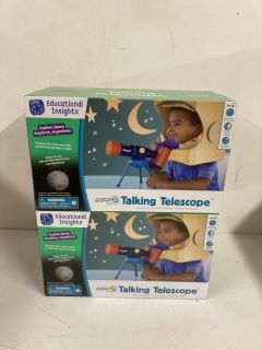 2 X EDUCATIONAL INSIGHTS TALKING TELESCOPE SETS