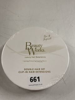 BEAUTY WORKS LUXURY HAIR EXTENSIONS PACK CLIP-IN HAIR EXTENSIONS