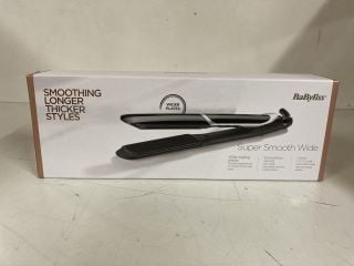 BABYLISS SUPER SMOOTH WIDE HAIR STRAIGHTENERS