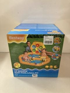 3 X BESTWAY LIL'BEEHIVE BABY POOL & BALL PIT SETS