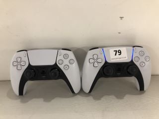 2 X SONY PLAYSTATION DUALSENSE PS5 CONTROLLERS