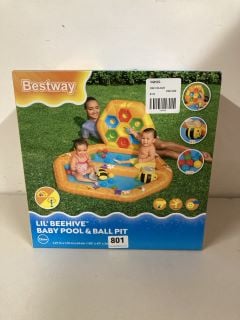 2 X BESTWAY LIL BEEHIVE BABY POOL & BALL PIT