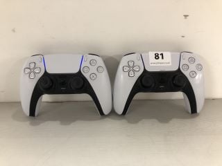 2 X SONY PLAYSTATION DUALSENSE PS5 CONTROLLERS