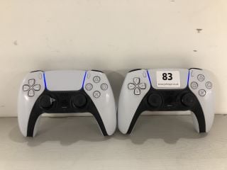 2 X SONY PLAYSTATION DUALSENSE PS5 CONTROLLERS