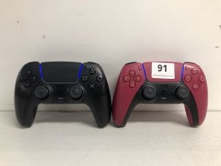 2 X SONY PLAYSTATION DUALSENSE PS5 CONTROLLERS