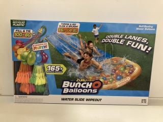 4 X ZURU BUNCH O BALLOONS WATER SLIDE WIPEOUT SETS