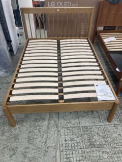 JOHN LEWIS SPINDLE 135CM BED FRAME IN OAK RRP £499