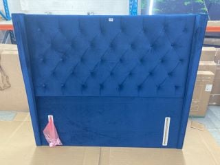 JOHN LEWIS HARLOW FULL DEPTH HEADBOARD IN NAVY 180CM RRP £1,035