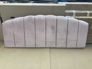 SILENTNIGHT MERLIN STRUTTED HEADBOARD IN DUSTY PINK 180CM RRP £329